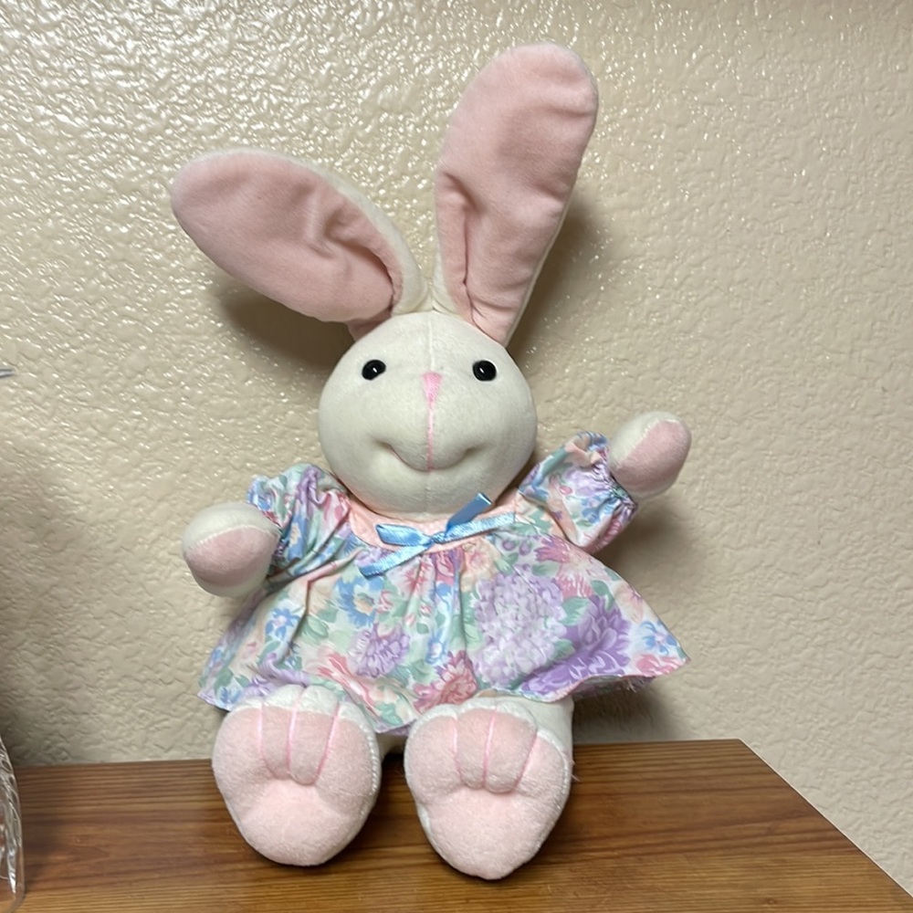Commonwealth  Velveteen Bunny Rabbit Plush 17